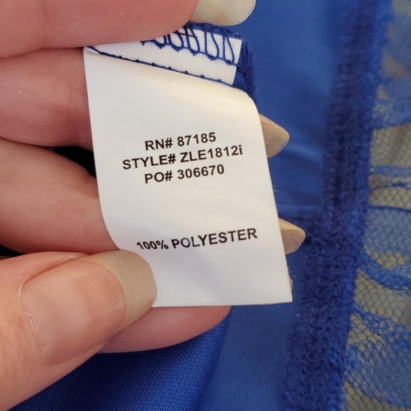 Royal blue party dress - Picture 5 of 5